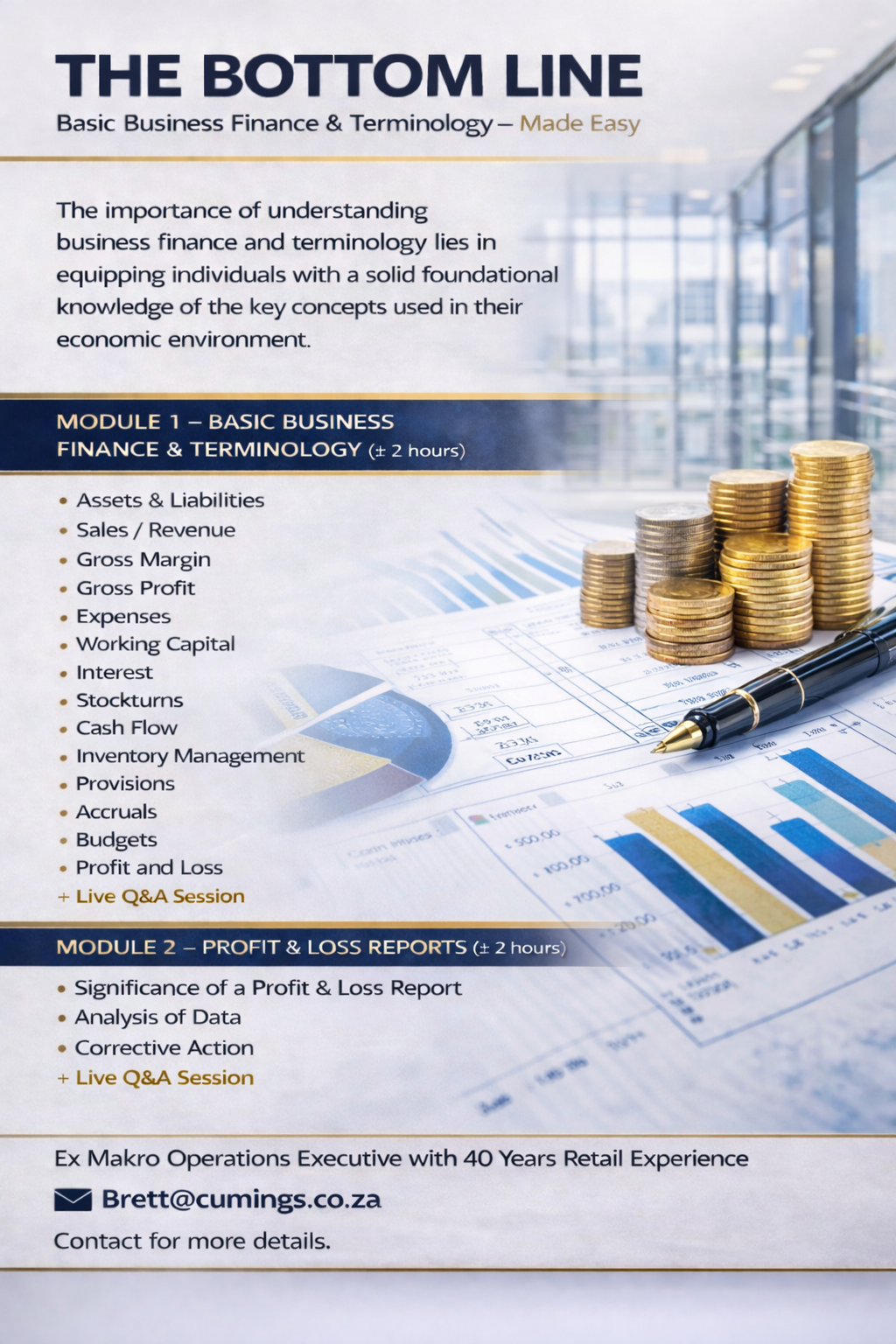 Brett Cumings business finance training profile image